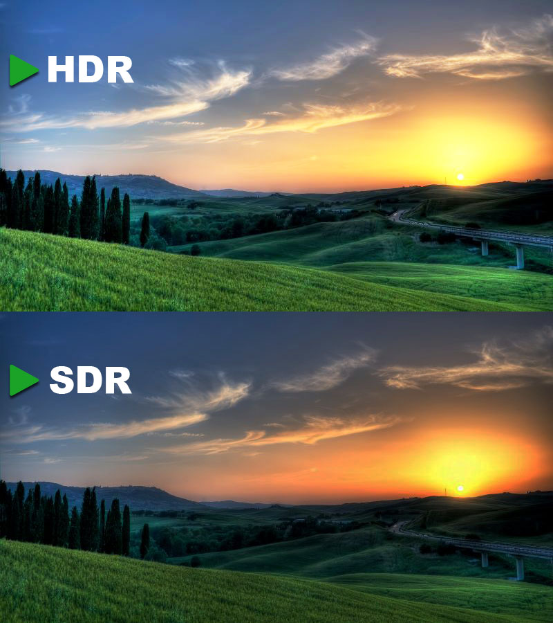 طیف دینامیک بالا HDR