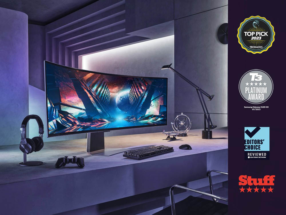 مانیتور بازی سامسونگ مدل Odyssey OLED G9 انتخاب برتر