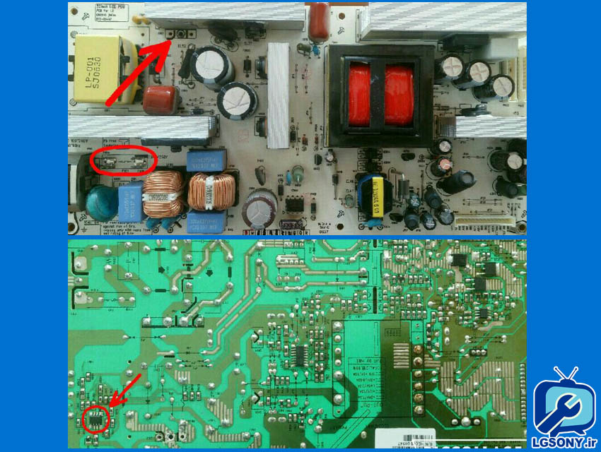 ایراد تلویزیون ایکس‌ویژن مدل LC32IMB5