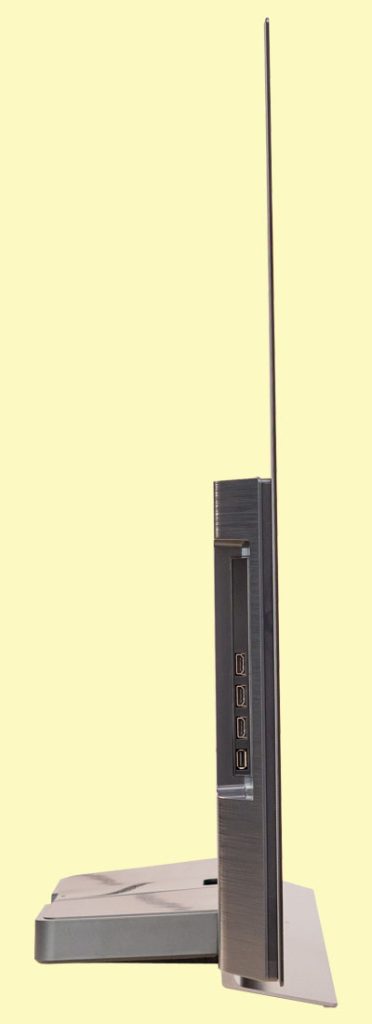 ضخامت تلویزیون ال جی C1 OLED