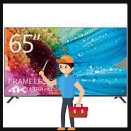 تعمیرات تلویزیون LED ام جی اس مدل G65UB7000W سایز 65 اینچ نمایندگی تلویزیون روزی حلال