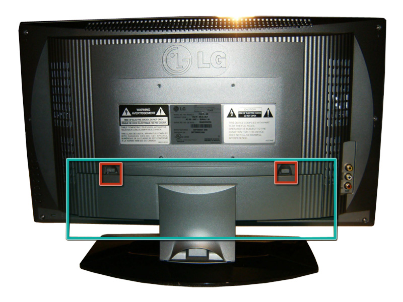 پوشش پشت تلویزیون ال جی 17LX1R