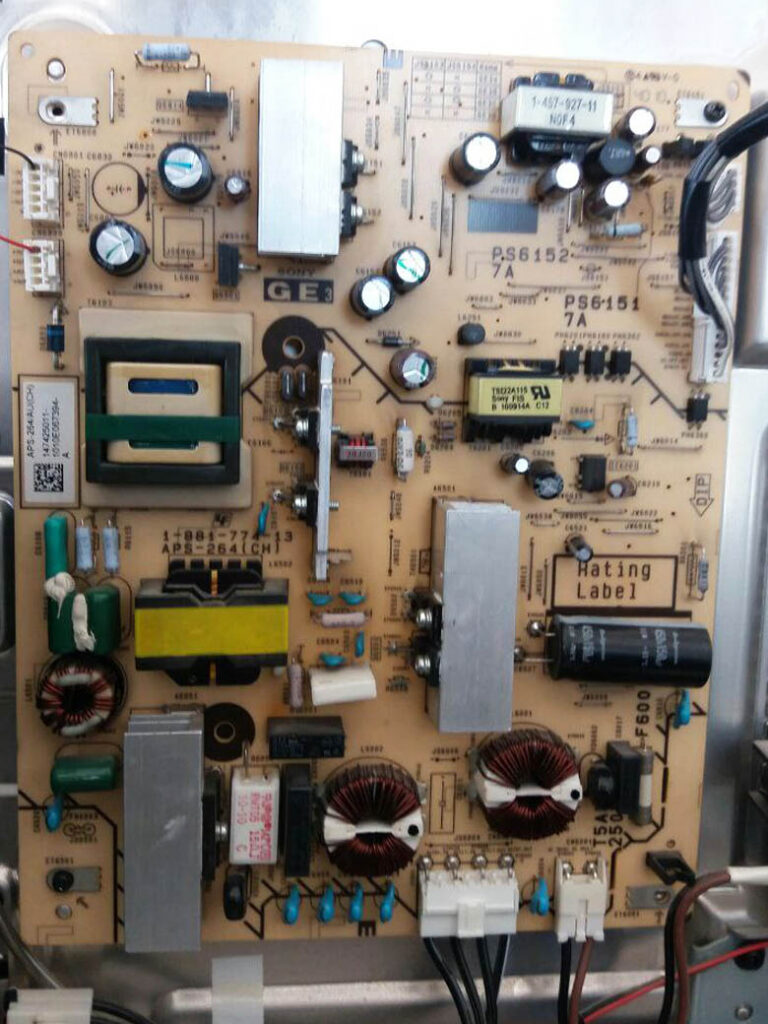 تعمیر برد پاور سونی مدل 32ex710
