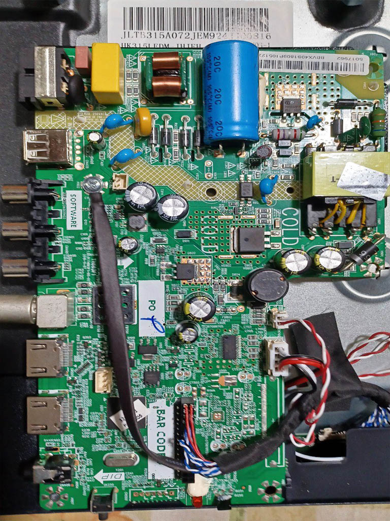 تعمیرات برد تلویزیون سام مدل UA32T4600TH
