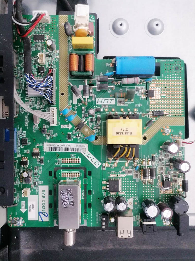 مین برد تلویزیون سام پارت مدل 43T5100