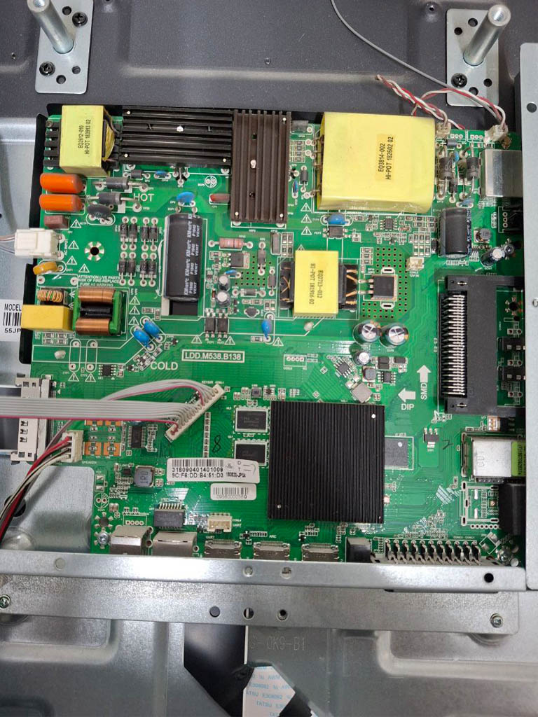 مین برد تلویزیون سام پارت مدل UA50T5000THO