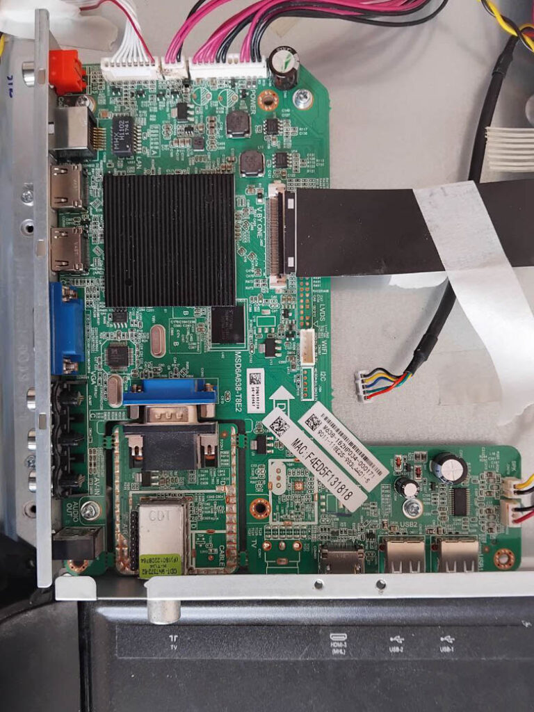 تعمیر مین برد تلویزیون امپریال مدل EM-5580