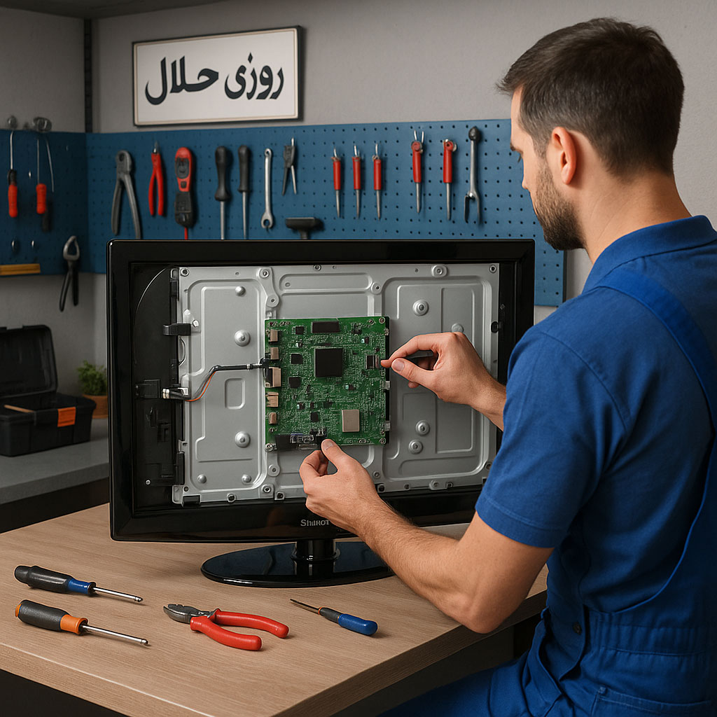 تعمیر تلویزیون سامسونگ مشکل نداشتن صدا - نمایندگی روزی حلال