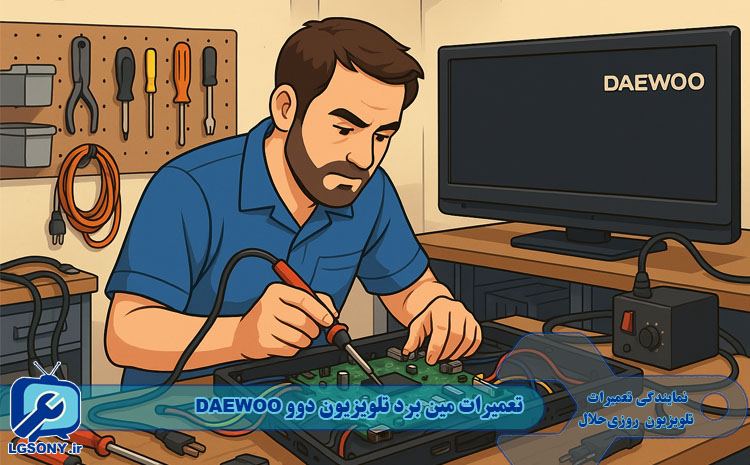 تعمیرات مین برد تلویزیون دوو DAEWOO