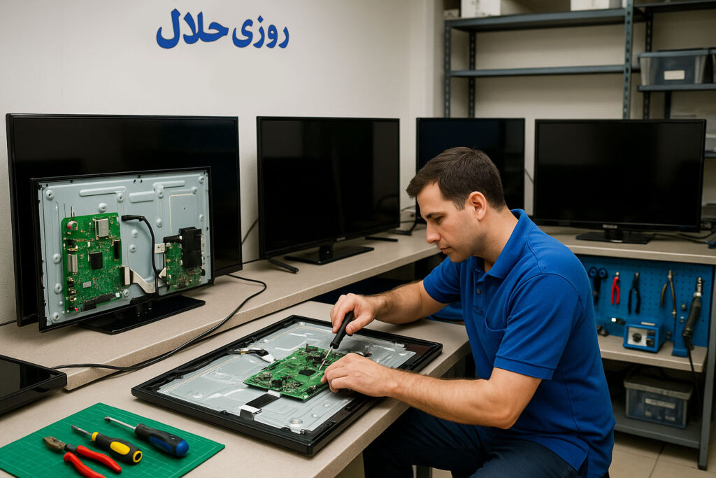 تعمیرکار خوب تلویزیون - نمایندگی روزی حلال