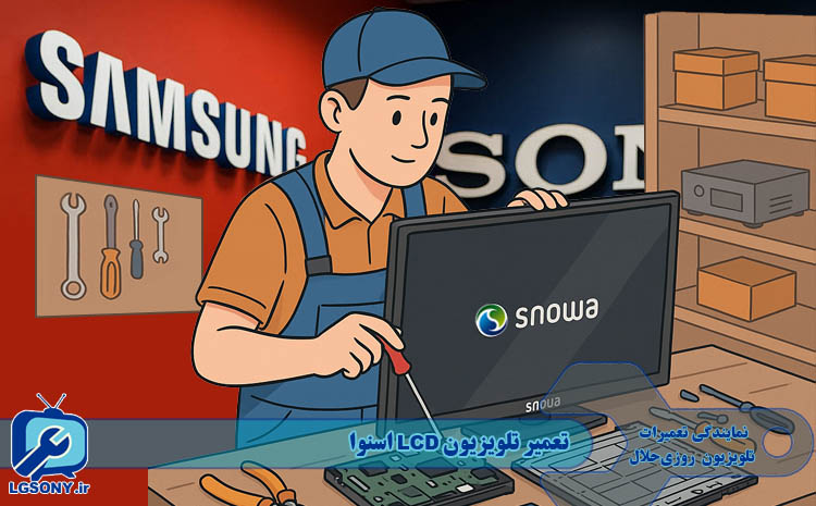 تعمیر تلویزیون LCD اسنوا