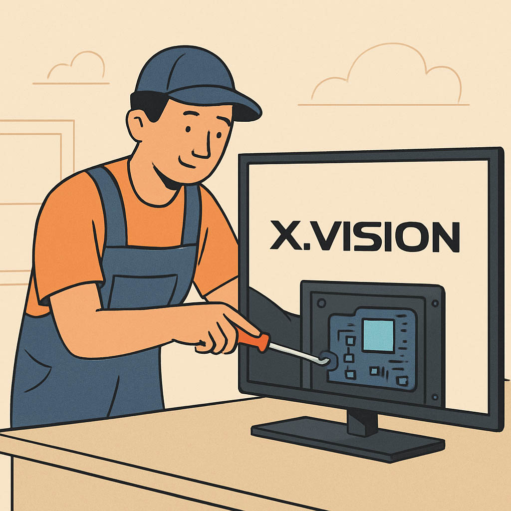 تعمیر تلویزیون ایکس ویژن x.vision