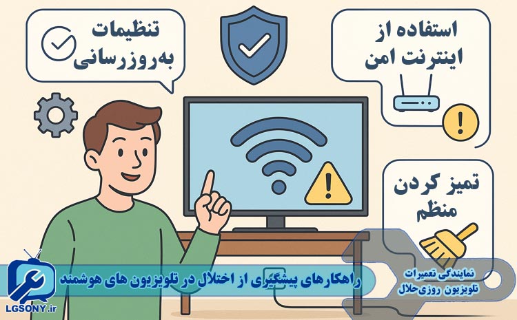  راهکارهای حرفه‌ای برای پیشگیری از خرابی و اختلال در تلویزیون های هوشمند