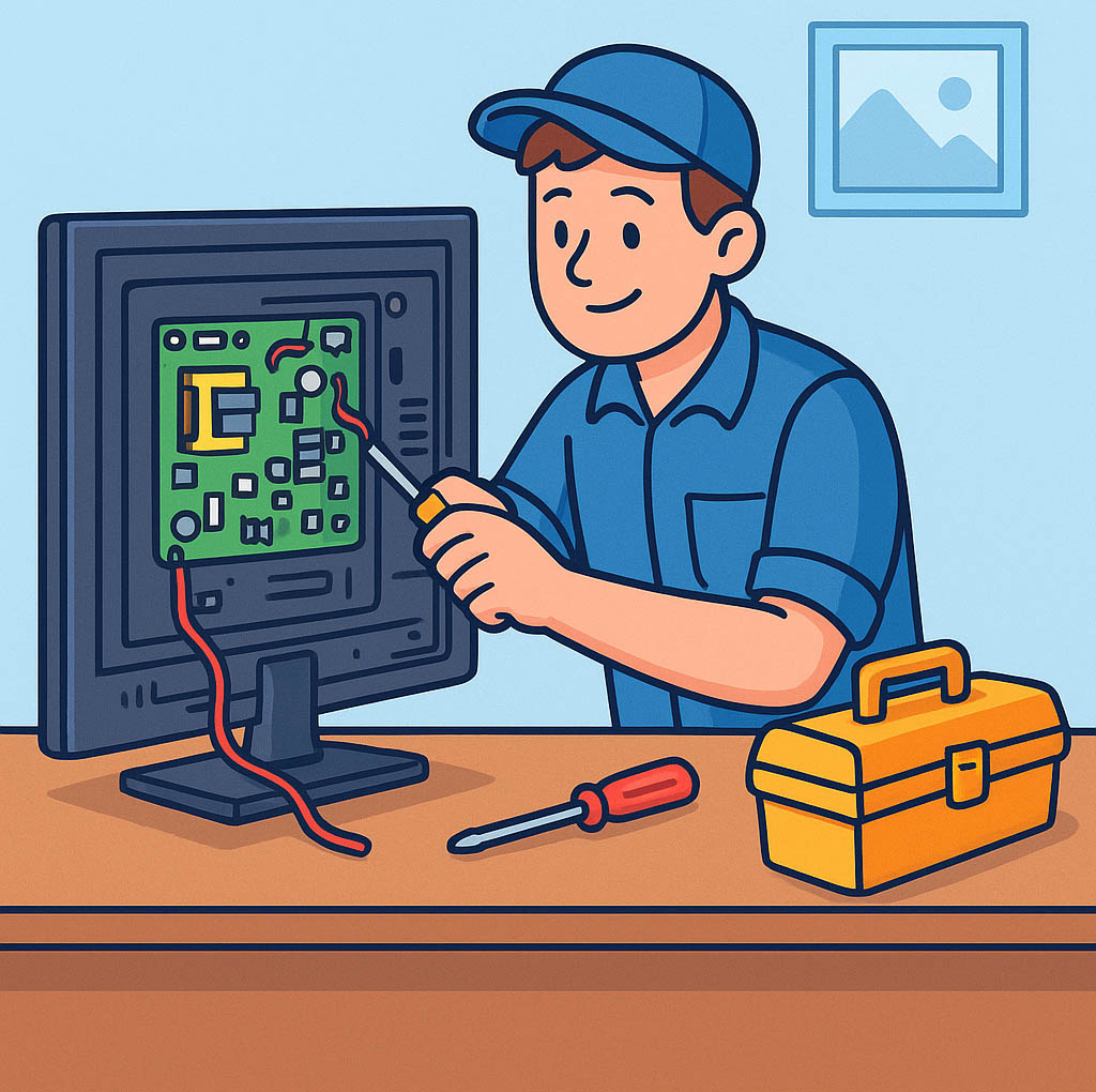 تعمیر تلویزیون تکنوکام