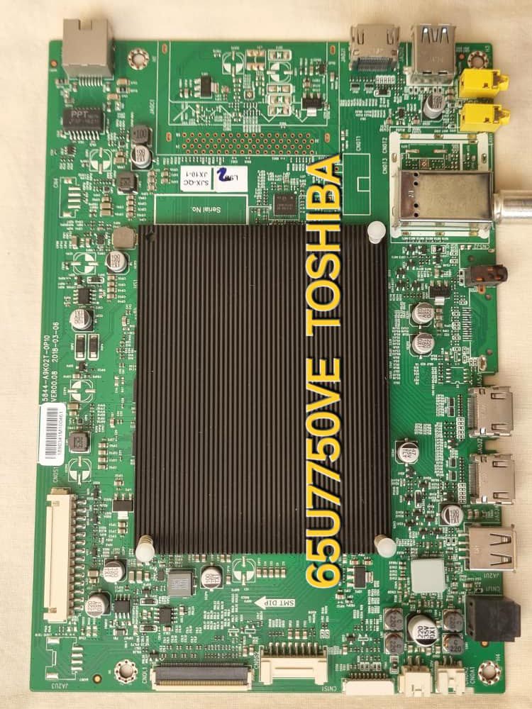 تعمیرات مین برد تلویزیون توشیبا مدل 65U7750VE