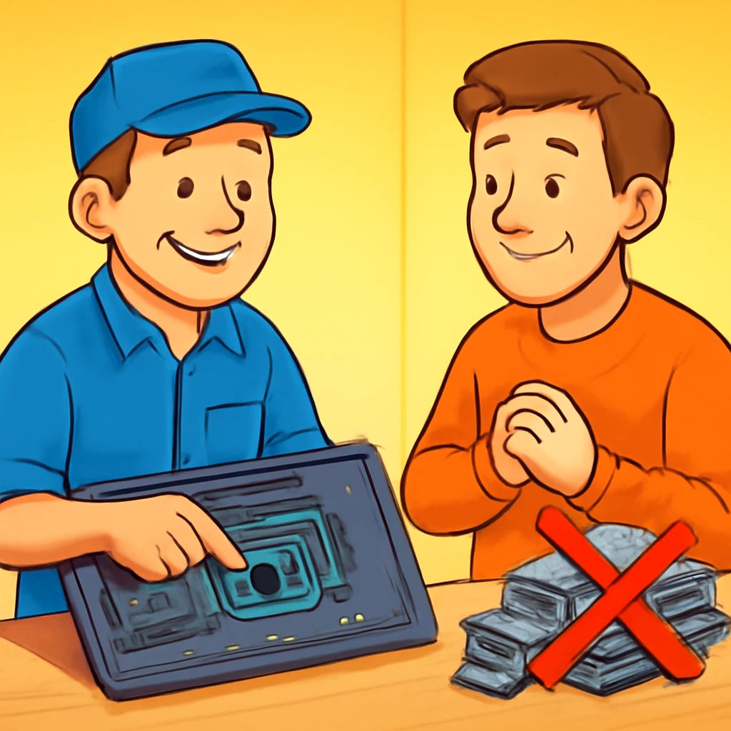 تعمیر تلویزیون به جای تعویض غیرضروری قطعات