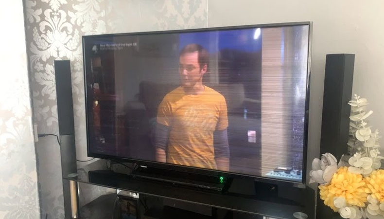 علائم شایع آب خوردگی در تلویزیون