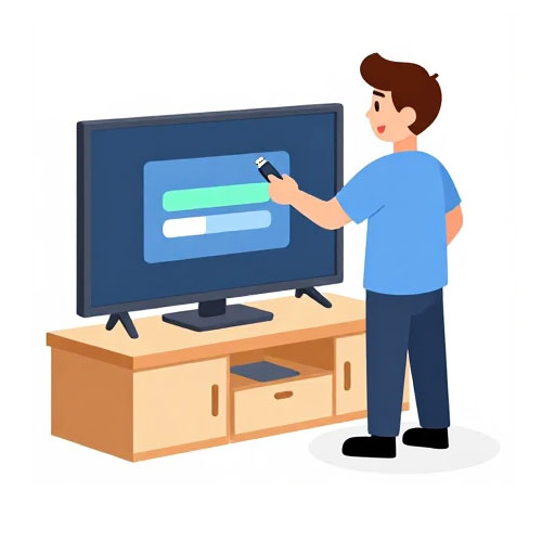 رفع ایرادات نرم افزاری تلویزیون از طریق USB